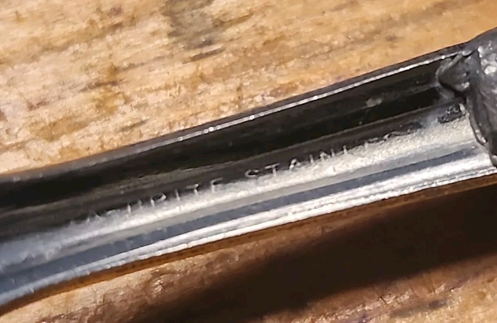 5 Vtg Cutlery Flatware Bakelite Butterscotch Handles Sharp Cutter Knife - PP