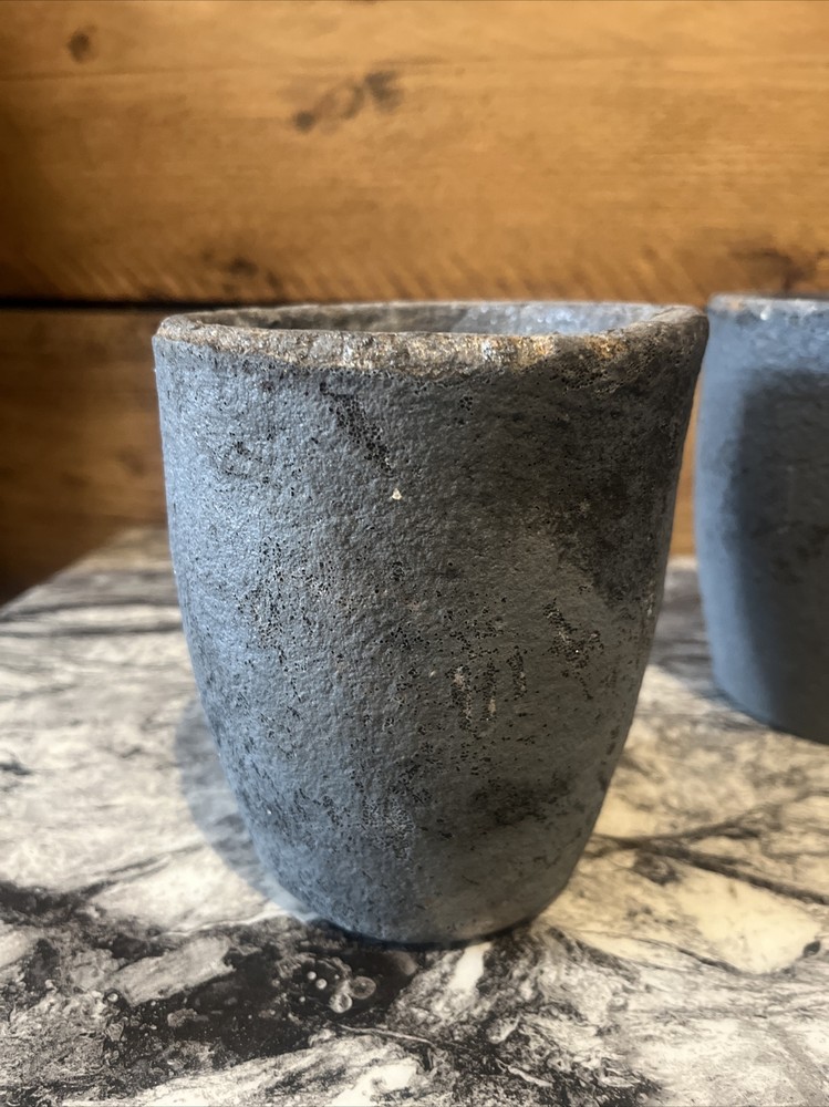 2 Vintage Foundry Smelting Pots