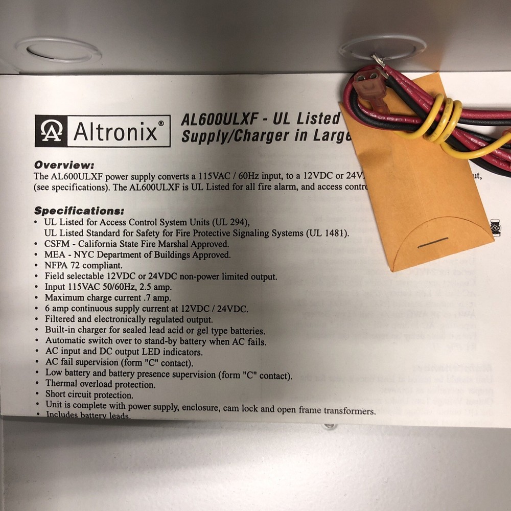 Altronix AL600ULXF - NEW