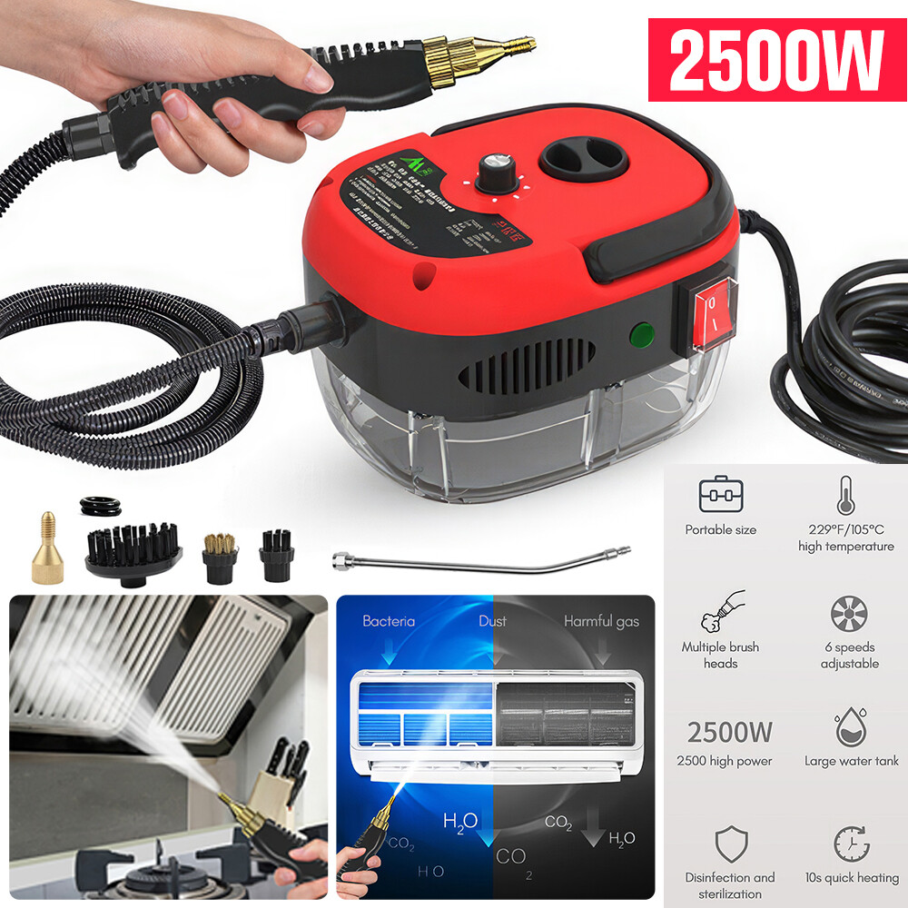 Household Handheld Car Detailing Cleaning Machine High Temp Steam Cleaner 2500W-
