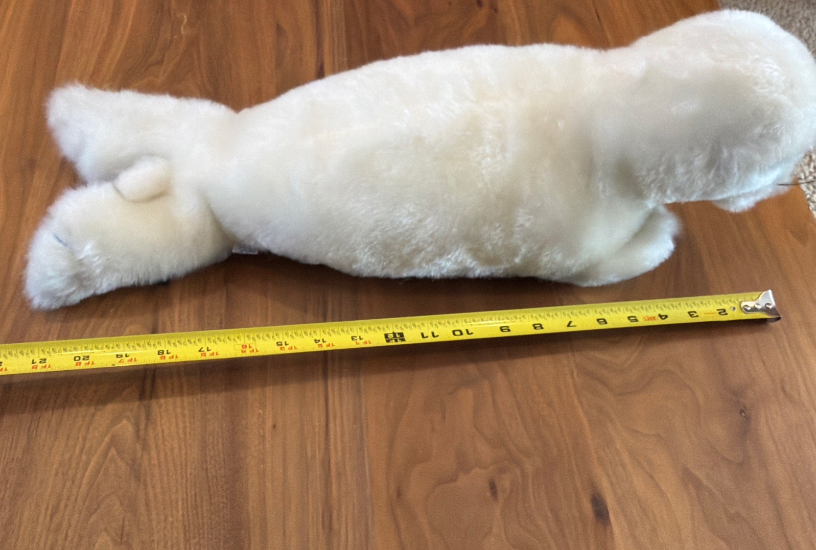 R. DAKIN 1982 Vintage Seal 21” Plush Soft Toy Stuffed Animal Cream RARE HTF EUC