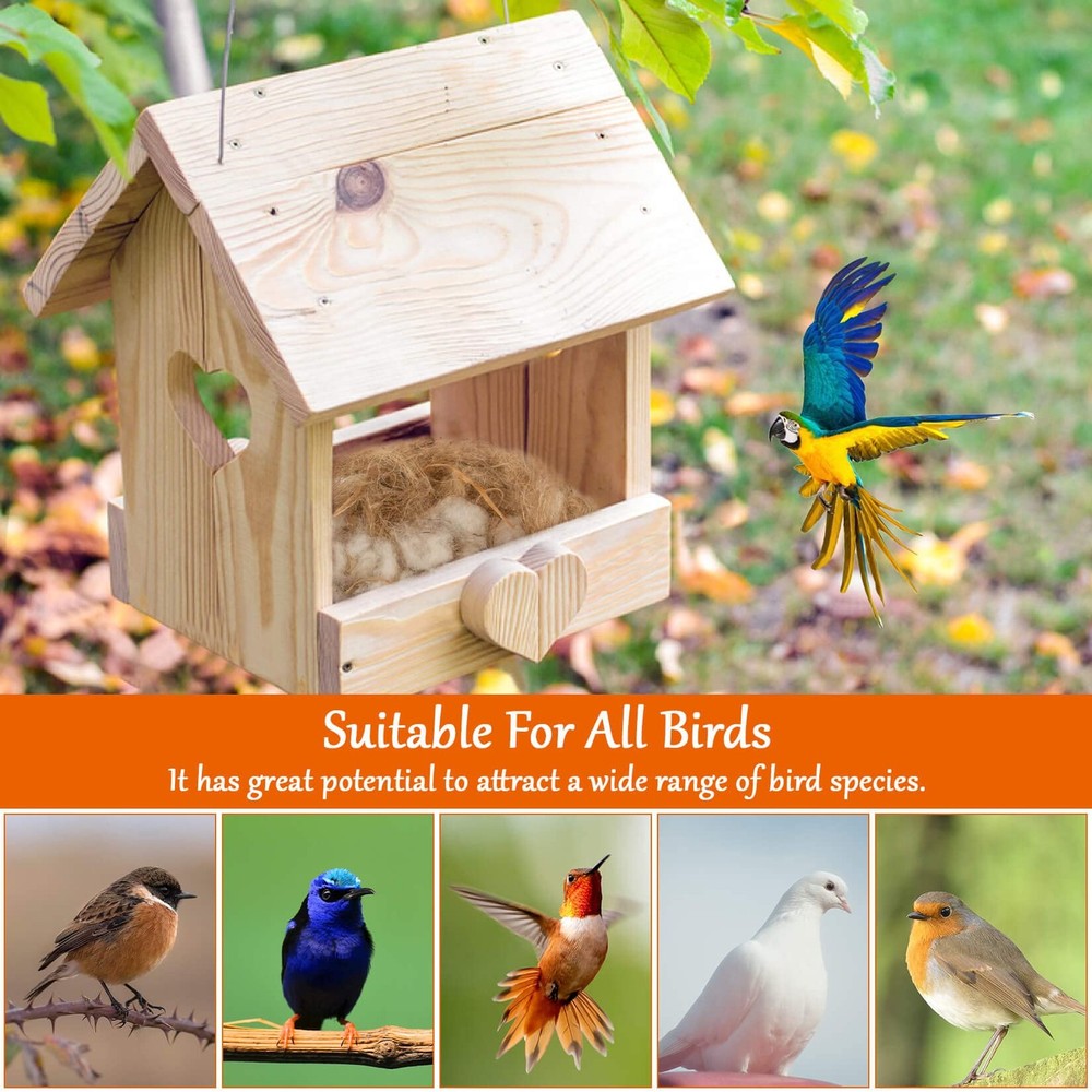 Bird Nesting Material - Bird Nests Bedding Hummingbird Nesting Material Mixin...