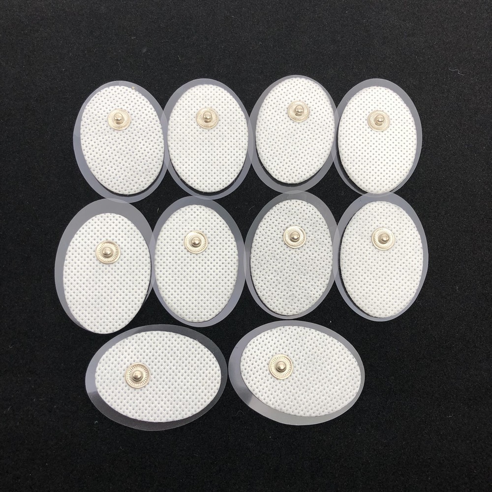 20pcs Tens Unit Small Electrode Pads Snap on Pad Replacement for Pulse Massagers