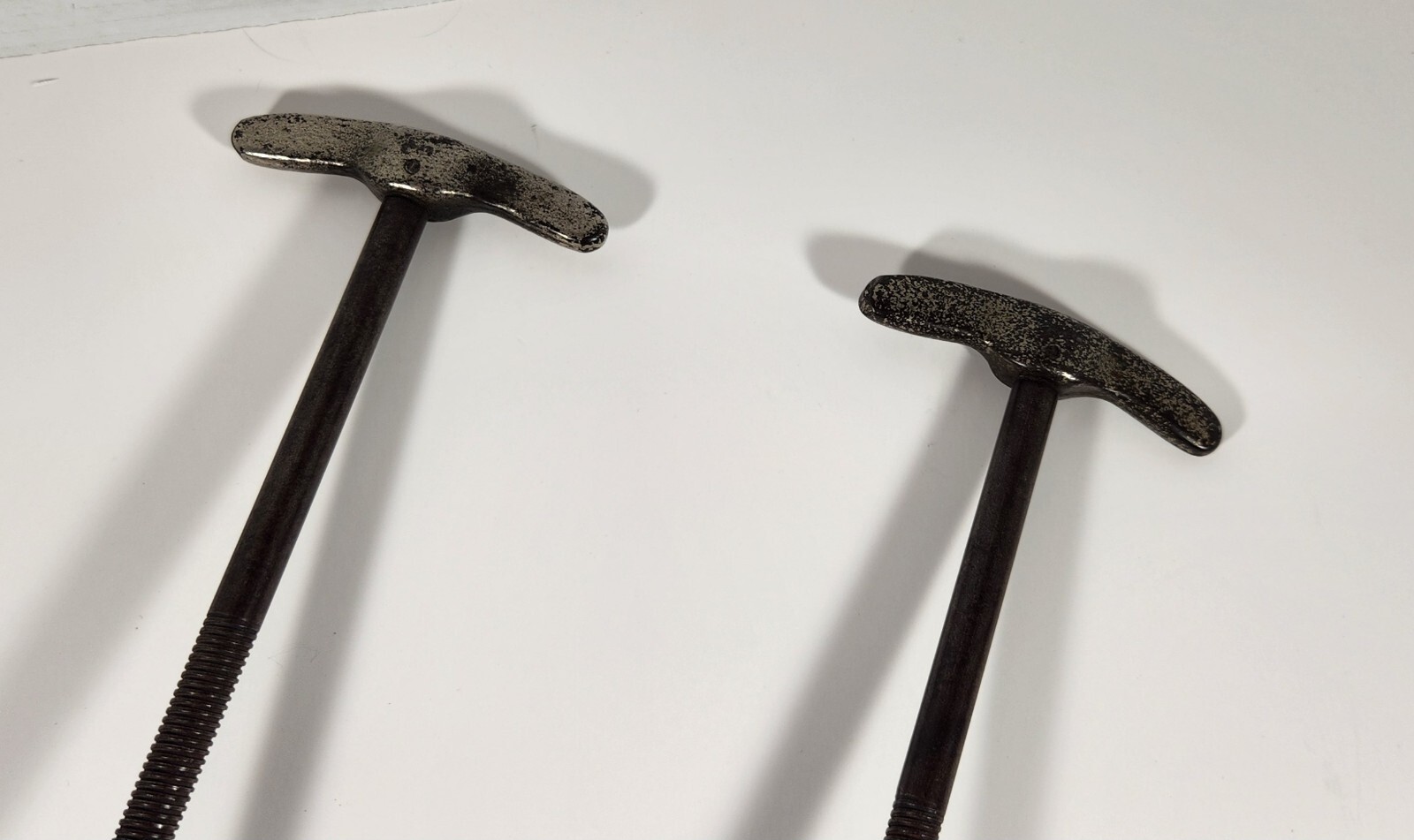 LOT OF 2 VINTAGE STAMPED MCC SHOE TREES NO. 3 SPLIT TOE