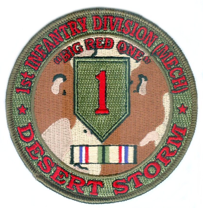 1st Infantry Division Desert Storm Patch Officially Licensed