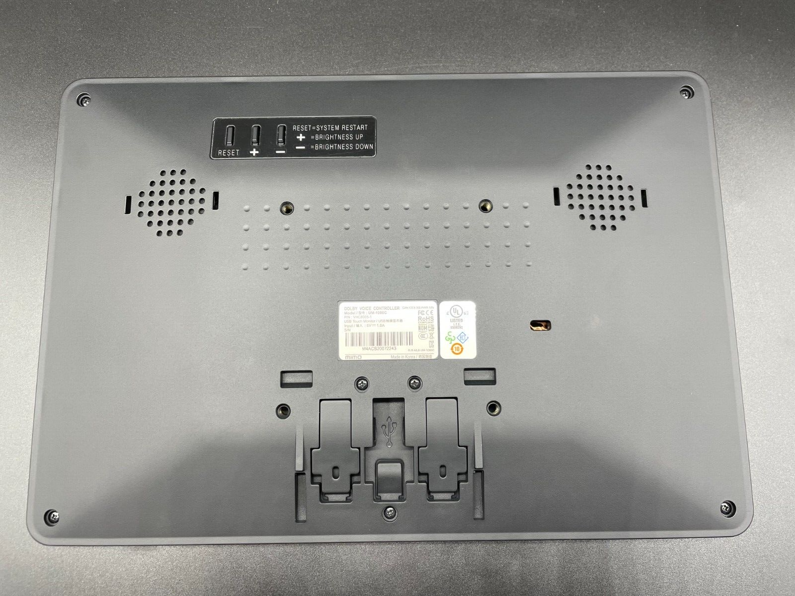 New DOLBY VOICE Mimo UM-1080C USB TOUCH MONITOR Screen W/ STAND, factory sealed