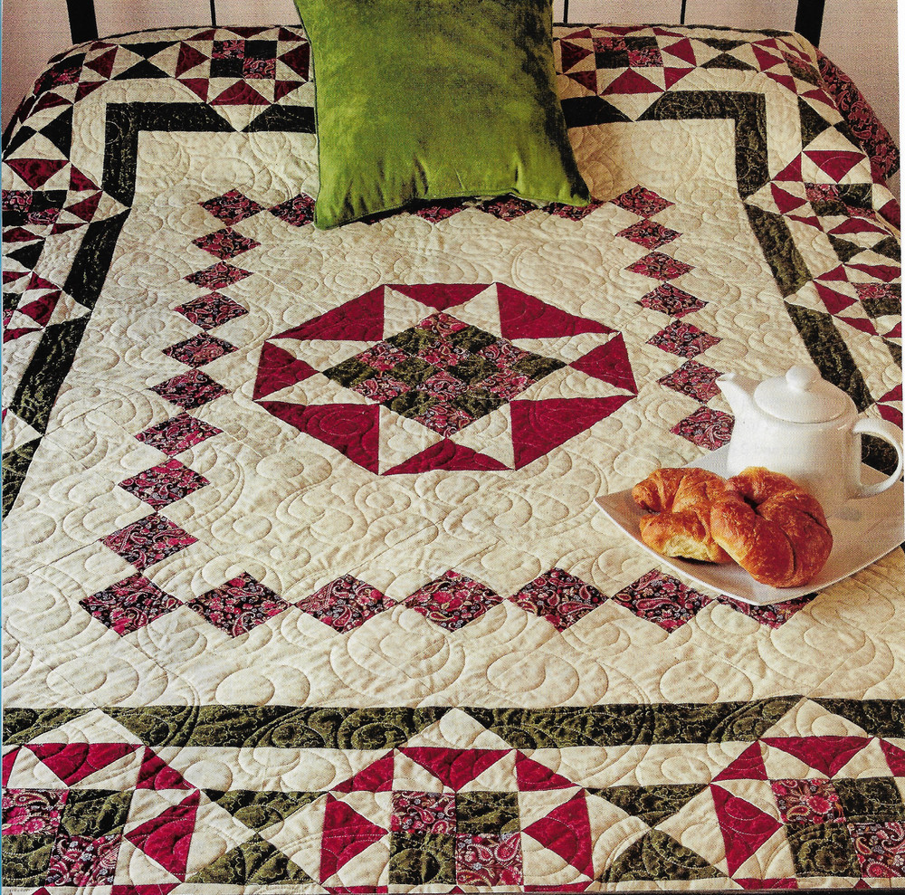 Patchy Stars Quilt quilting pattern instructions