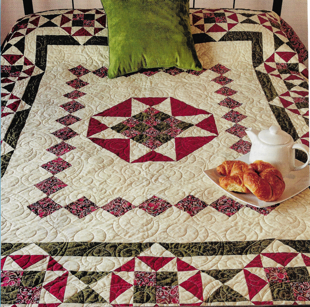 Patchy Stars Quilt quilting pattern instructions