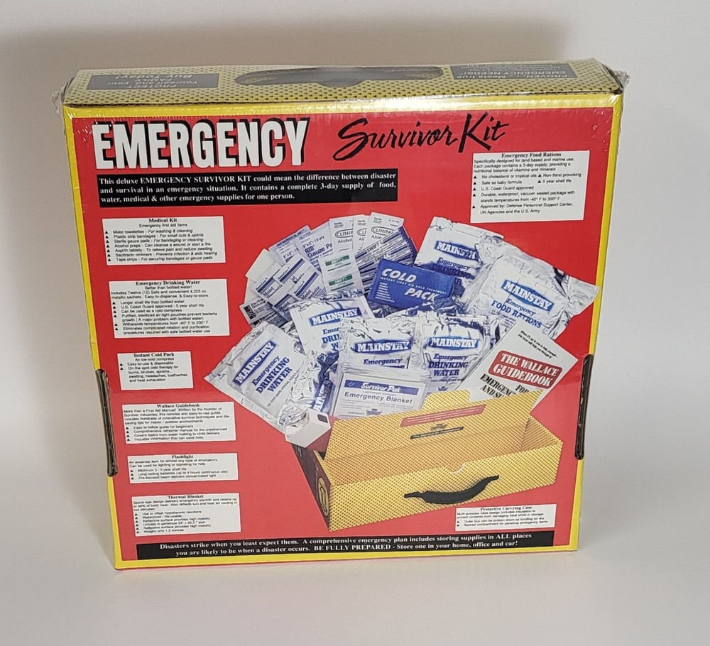 Emergency Survivor Kit The Wallace Guidebook - Do It Now! NIB Sealed