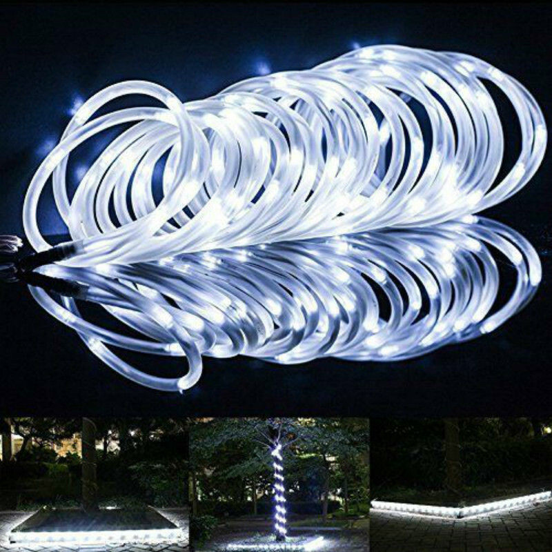 Solar Powered String Light 100LED Garden Path Yard Decor Lamp Outdoor Waterproof