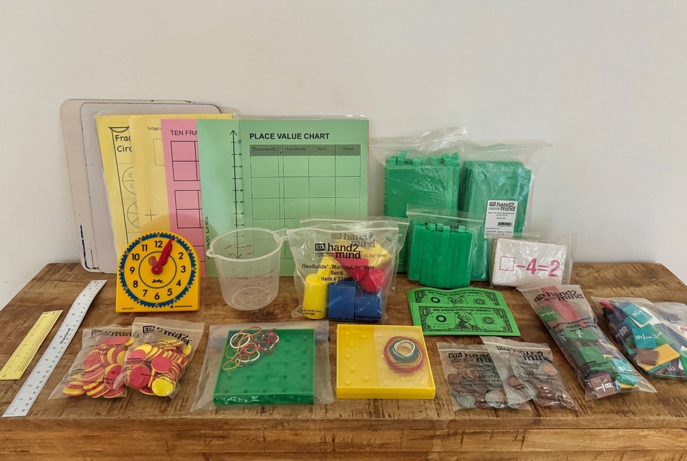 Hand2Mind Third Grade Math Manipulatives Tool Set