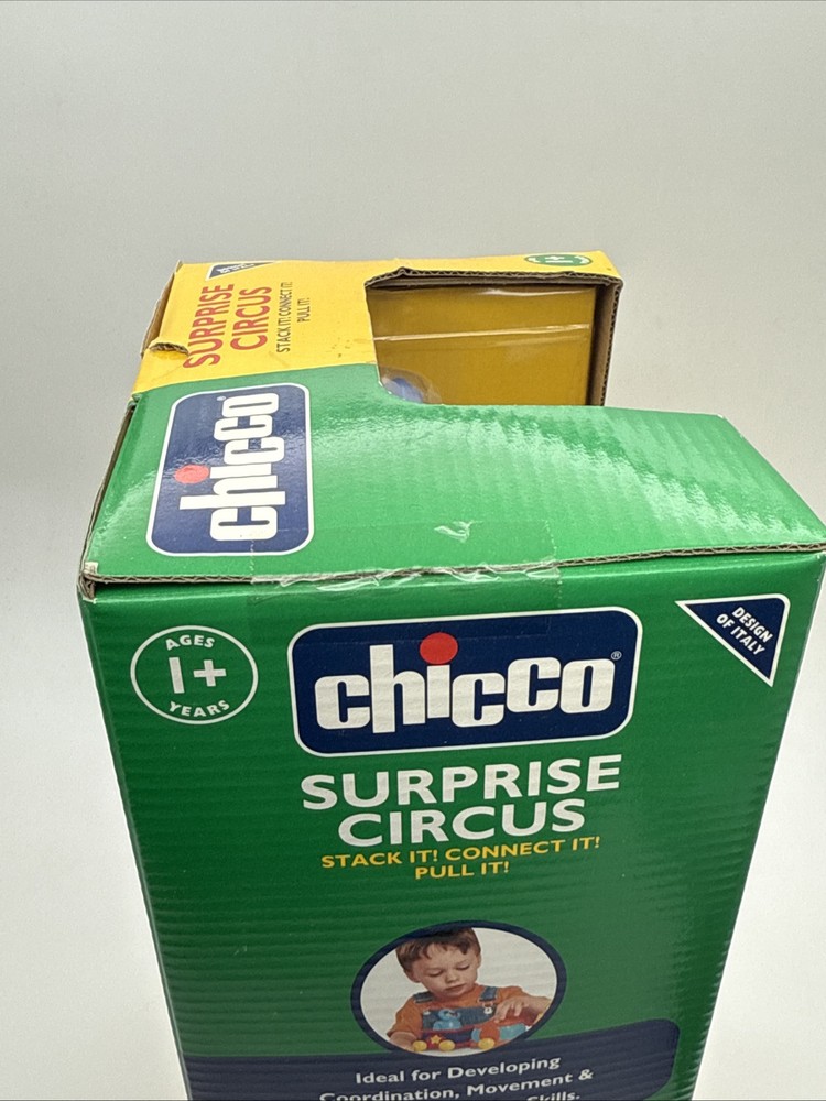 Chicco Surprise Circus - STACK IT! CONNECT IT! PULL IT! ~HTF~ NEW