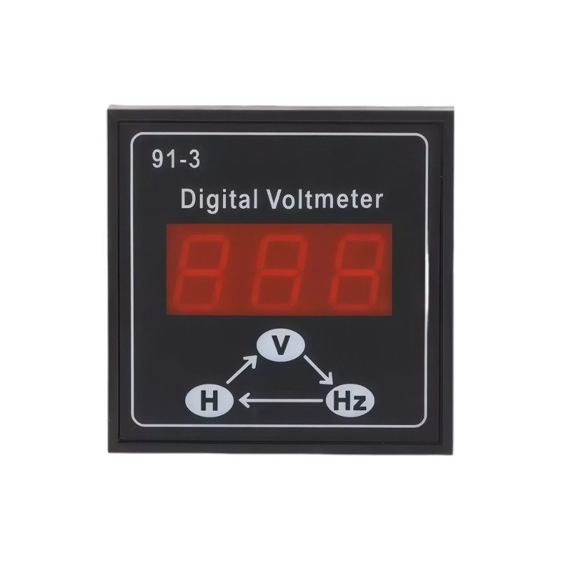 Single Phase 3 Phase Voltage Indicator Digital Voltmeter LED For Generator