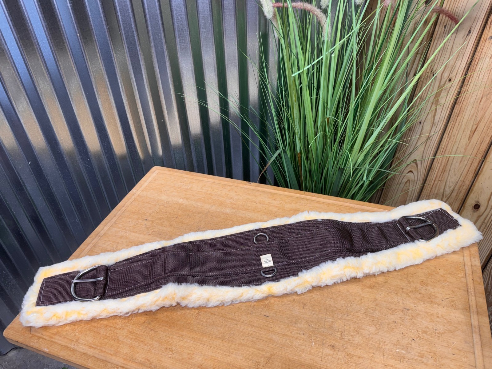 SOFT Fleece Western Horse Wide Roper Style Saddle Cinch Girth ~34"