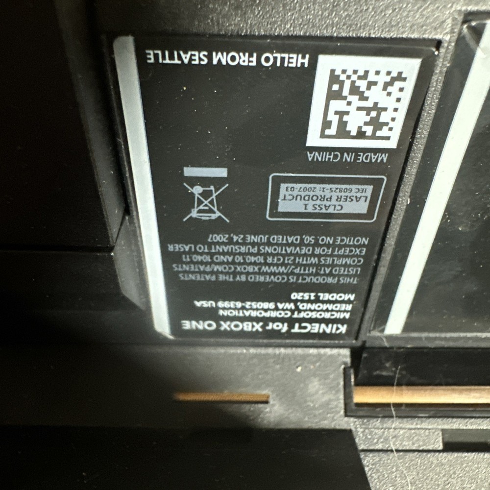 Microsoft Xbox One Kinect Sensor Bar Model 1520 - Tested and Working