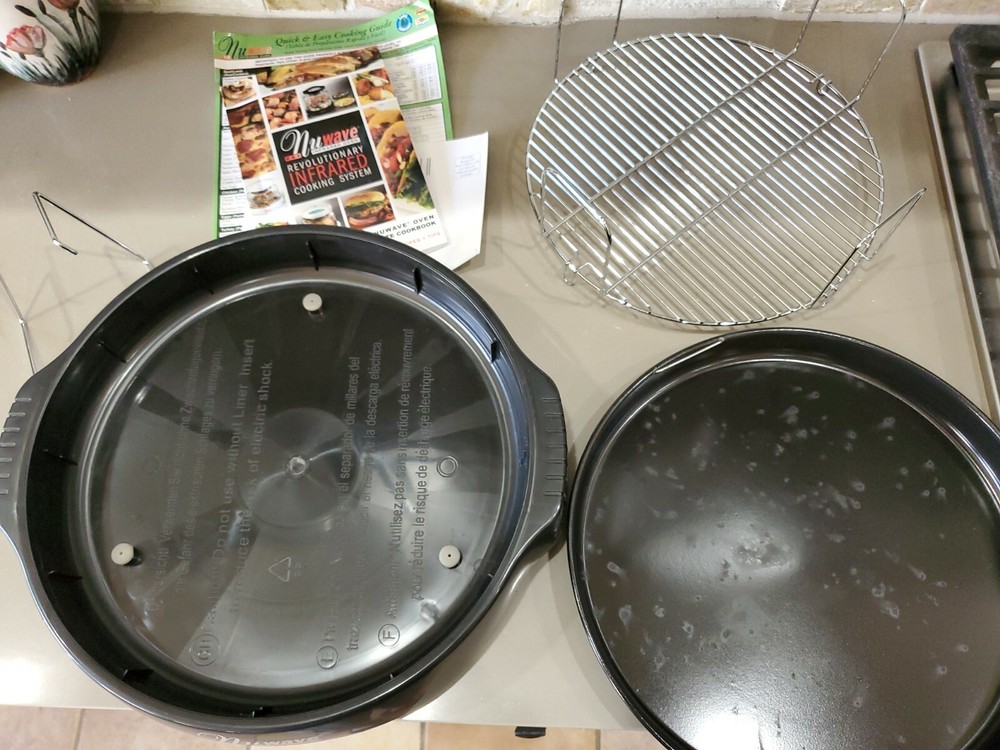 NuWave Replacement Pro Infared Oven Rack & Drip Pan, Manual Base Model 20356