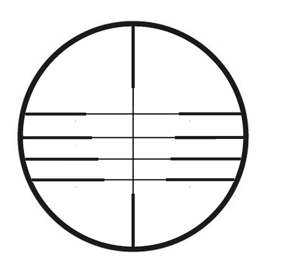 TWP 4X32 Compact Archery Crossbow Multi Range Reticle Scope Come with Ring