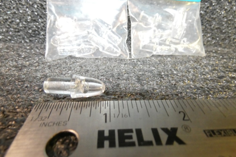 10 Pcs Squid Head Inserts solid plastic gives shape to a squid bait 2 x 5 Each