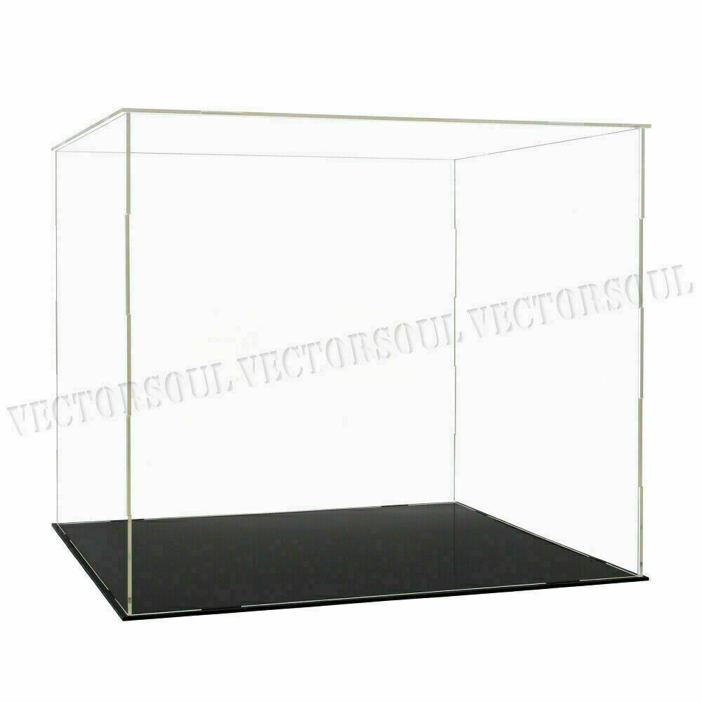 US Acrylic Plastic Display Box 40cm Large Case Self-Install Dustproof Figures