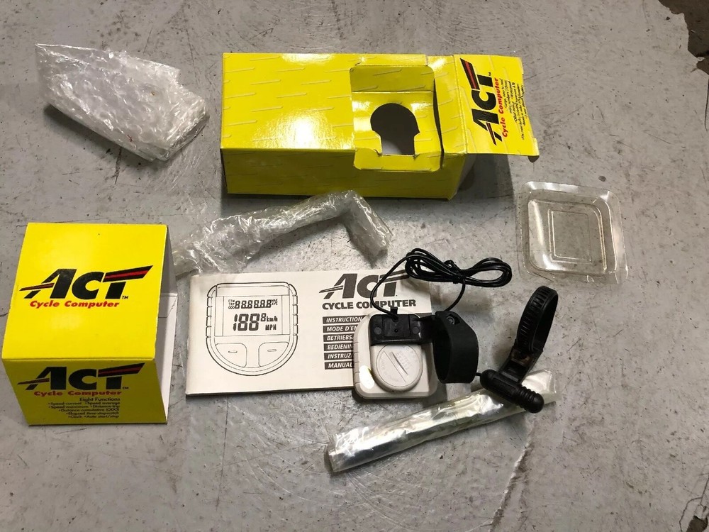 NOS Vintage ACT Cycle Computer