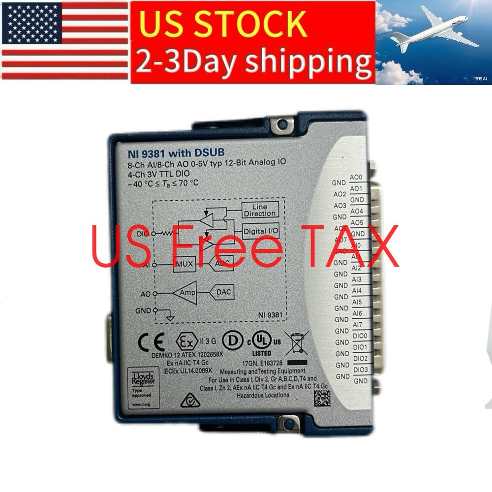 National Instruments NI 9381 cRIO Multifunction Module Test completed