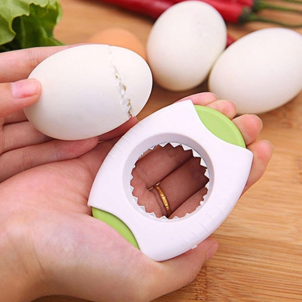 Blue Egg Shell Opener Topper Cutter Cracker Separator for White