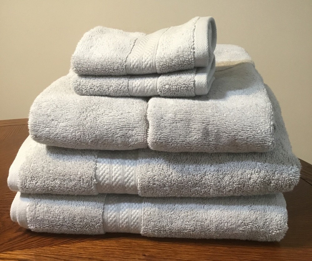 Aertex Micro Cotton 6 Pc. Light Gray Towel Set
