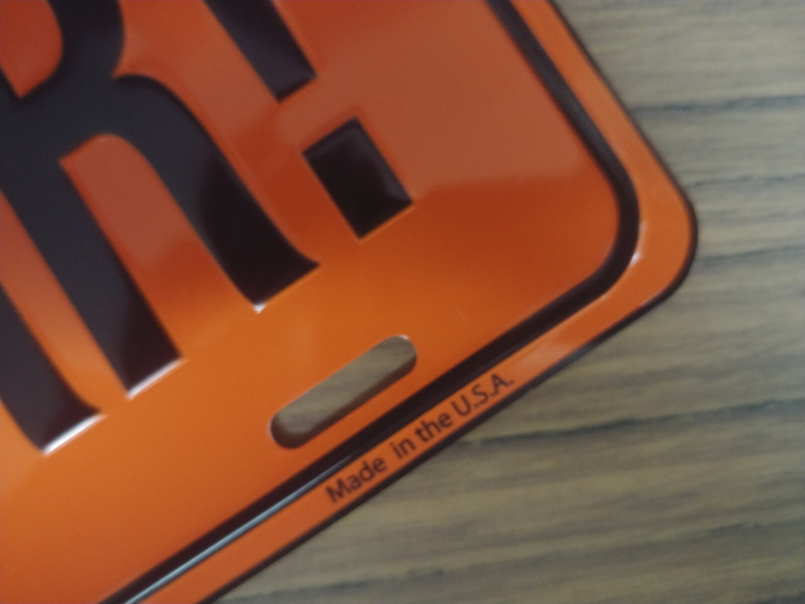 Vintage GR-RRR! License Plate GTO THE JUDGE Embossed Metal New Old Stock #2153