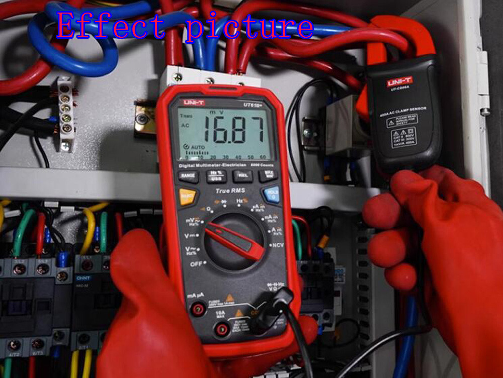 UT-CS06A 400A Current Sensor AC Measuring Clamp For UT61E+ UT117C Multimeters