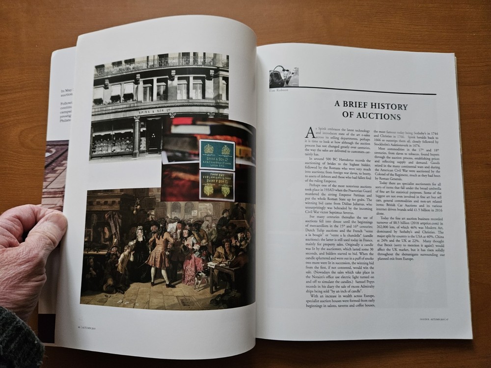 Insider Spink Issue 34 Autumn 2019 Auction Catalog