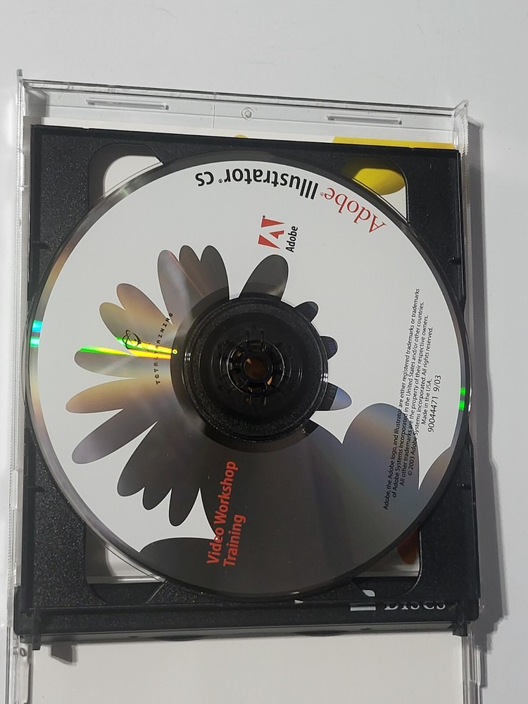 Adobe Illustrator CS UPGRADE WINDOWS With Serial Number 2 Disc In Case