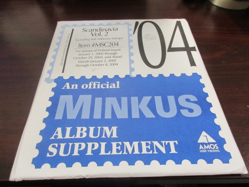 "MINKUS" ALBUM SUPPLEMENT SCANDINAVIA VOL.2  #MSC204  W/FREE SHIPPING!!!