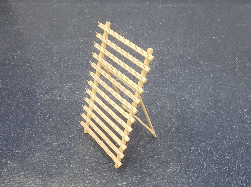 THREAD SPOOL RACK ORGANIZER Holds 120 Spools - WOOD