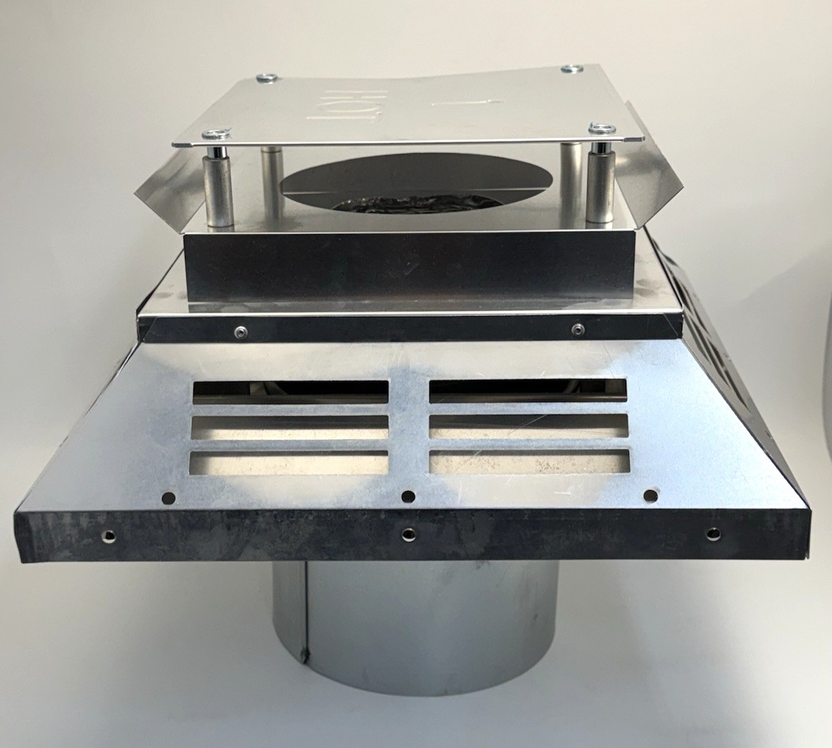 46DVA-HC Horizontal Square Stove Vent Horizontal Termination Cap 4" x 6 5/8"