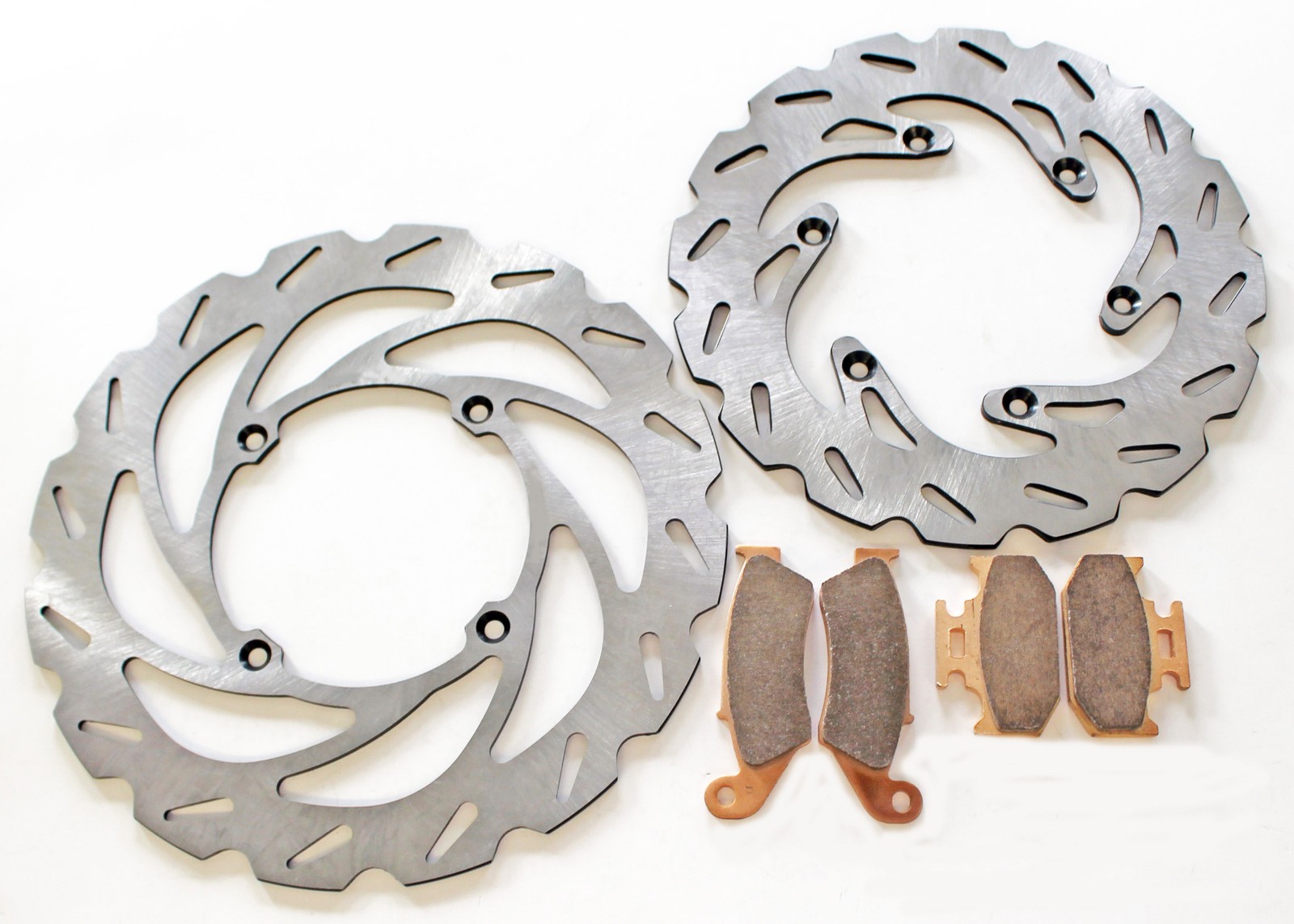 1994 Kawasaki KX125 KX250 94-95 KX500 Front Rear RipTide Brake Rotors Brake Pads