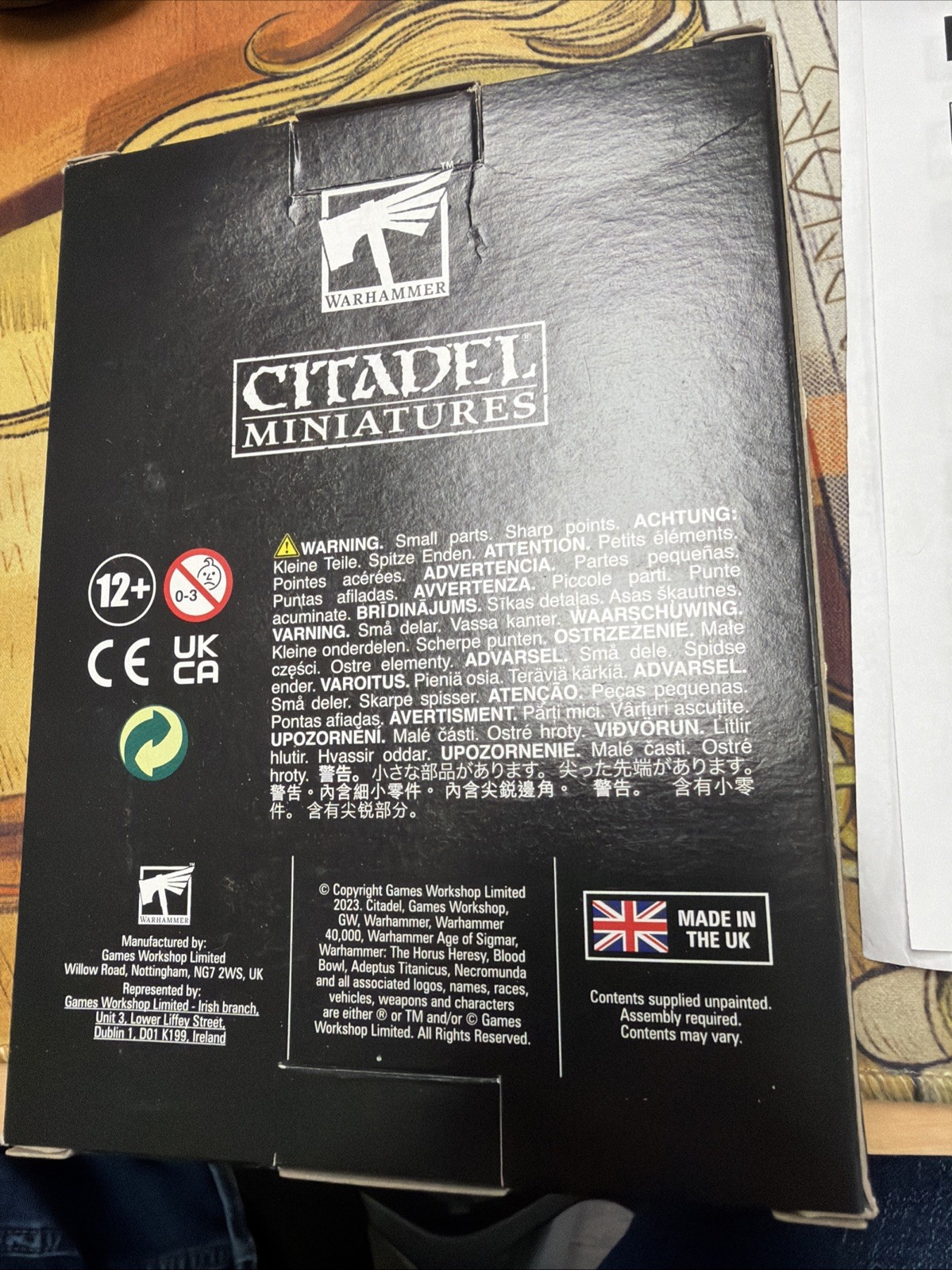 Warhammer: The Old World: Warriors of Chaos: Demon Prince with Sword. OOP Metal