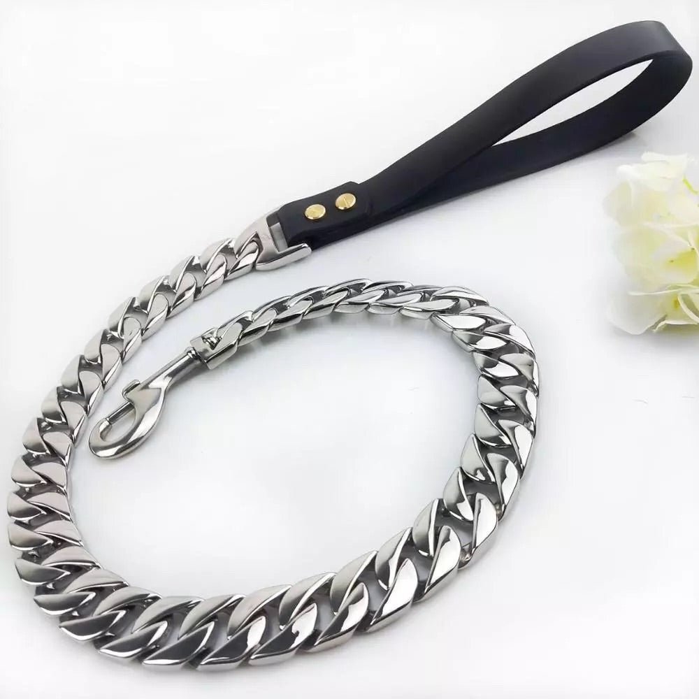 PHASMA SILVER DOG LEASH