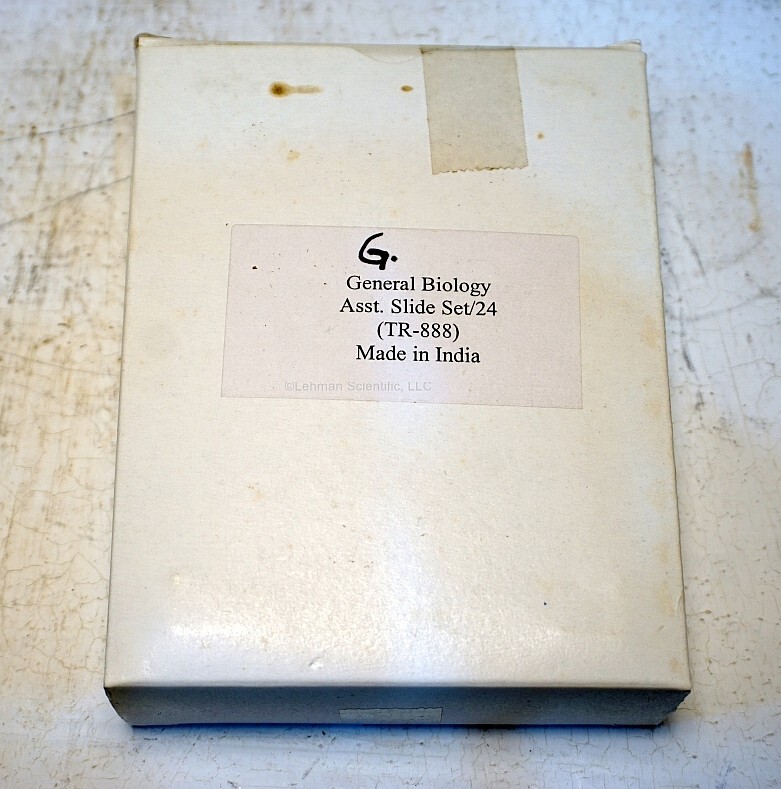 Prepared Microscope Slide Set- General Biology- New!