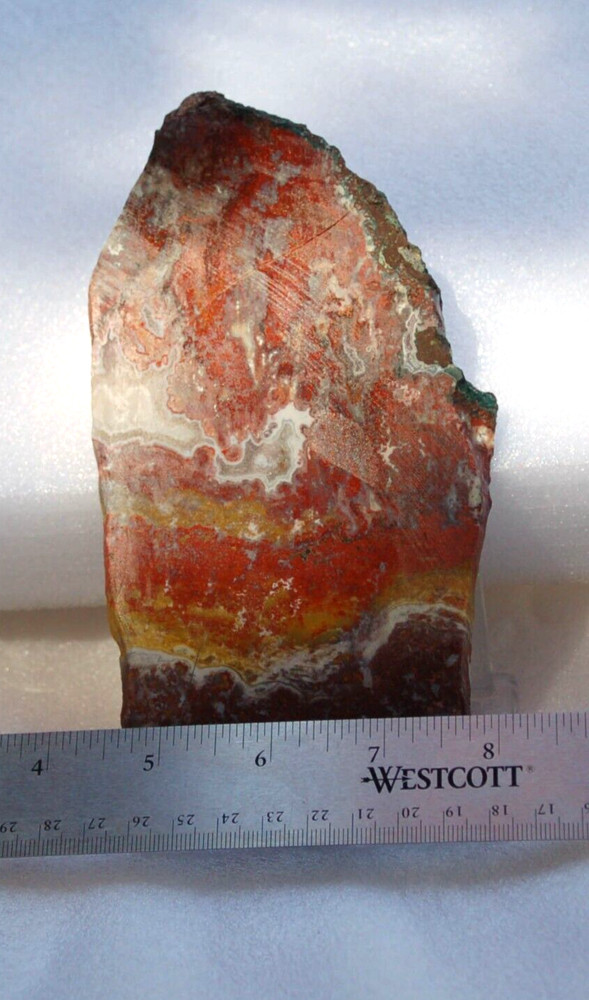 Moroccan Jasper Agate lapidary slab 9.8 oz (280 grams)