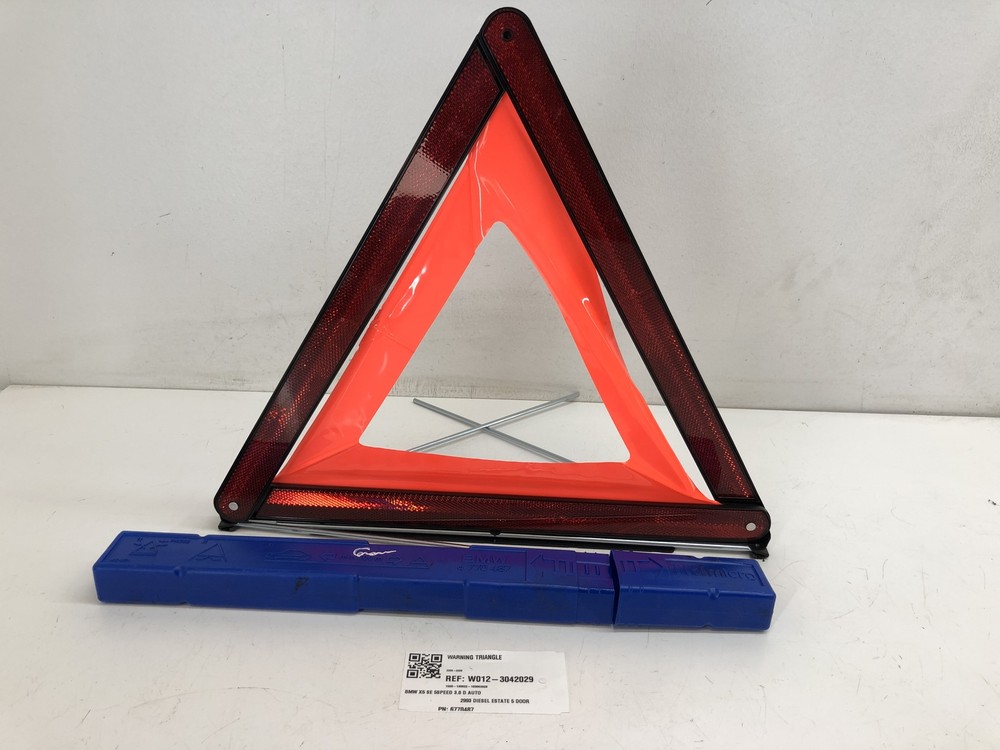 Bmw X5 Se 5 Speed 3.0d Auto E70 2007  Warning Triangle 6770487