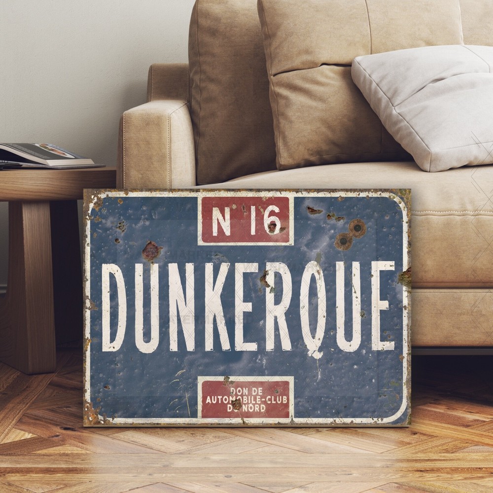 Vintage Style World War 2 D-Day Normandy Dunkirk WW2 Sign