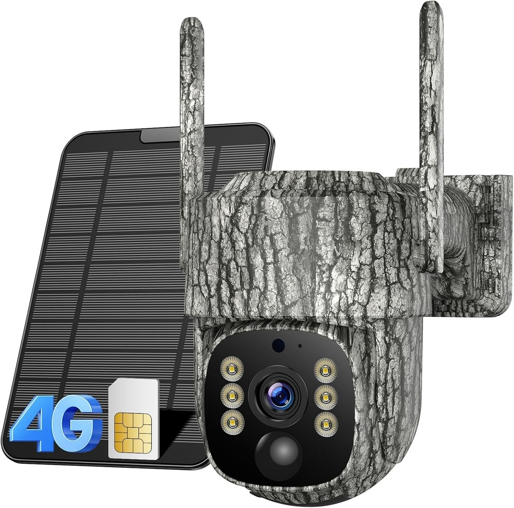 4G LTE Cellular Trail Camera Solar Trail Camera  PTZ Cellular Security Camera