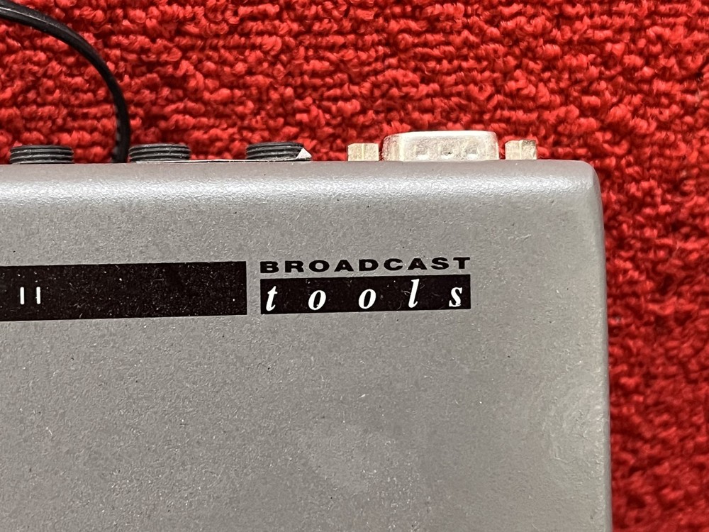 Used Gray Broadcast Tools Console Controller II Tested Works Good Condition