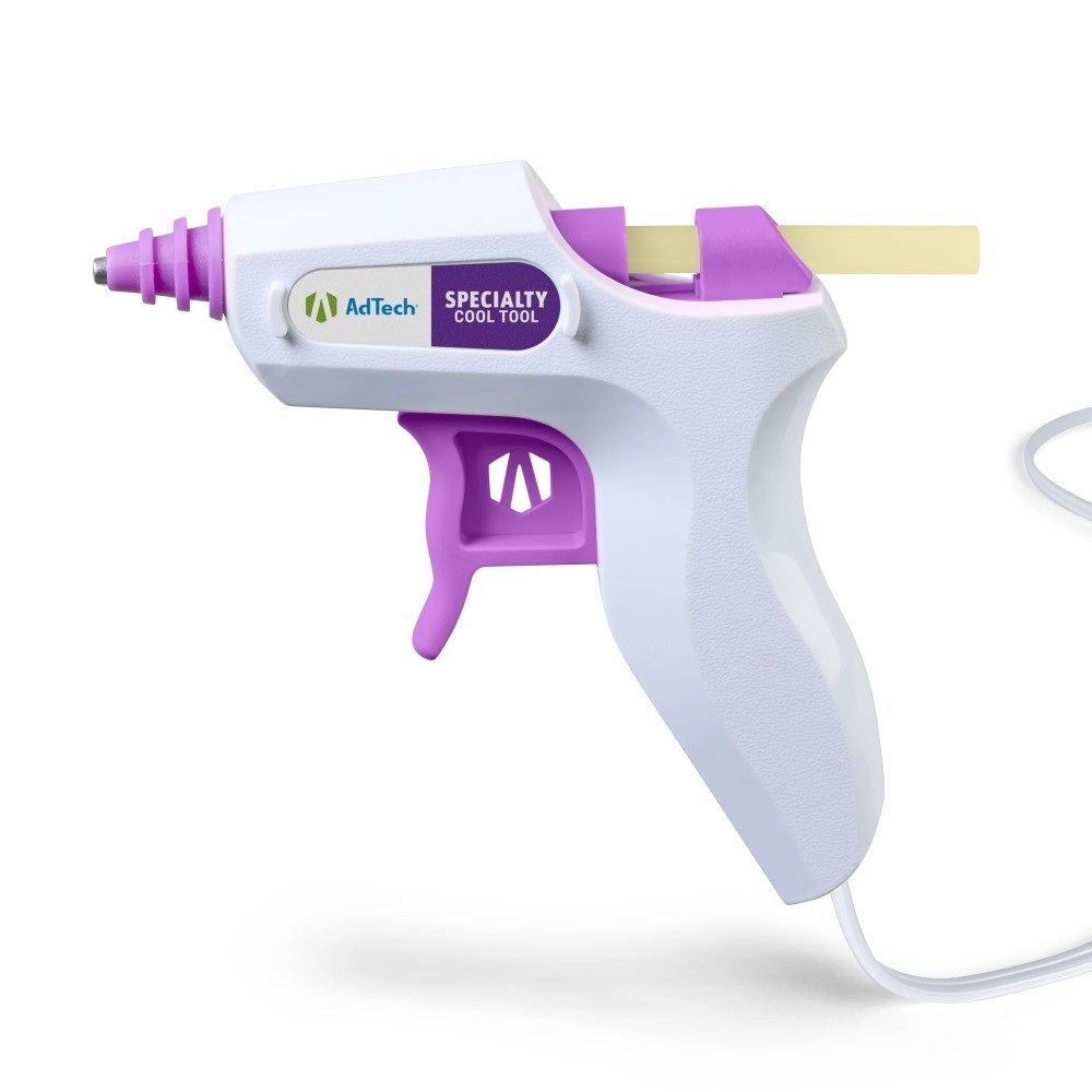 Low Temperature Mini Hot Glue Gun with Glue Sticks Combo Pack White