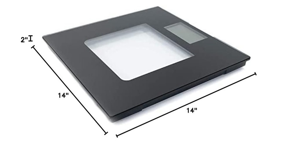Extra Wide Glass Talking Digital Scale | The Bathroom Scale That Talks | Accu...