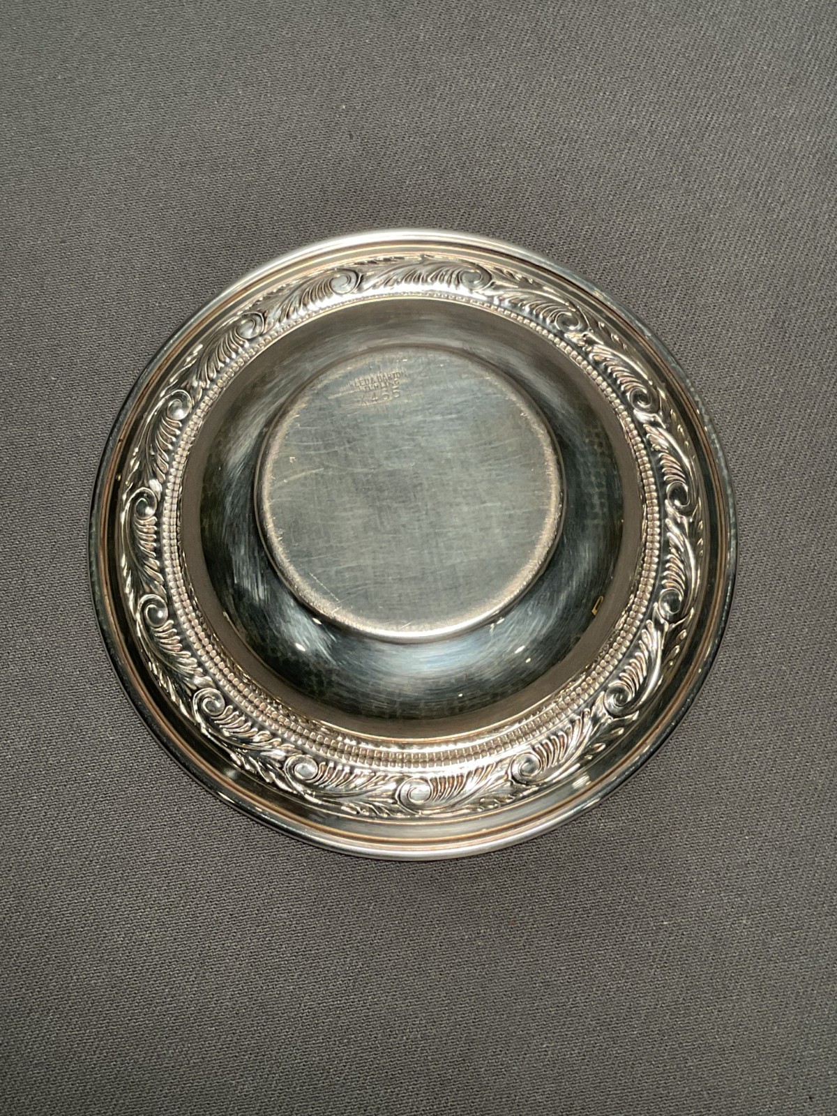 Reed & Barton - Sterling Silver Bowl with Embossed Edge Design