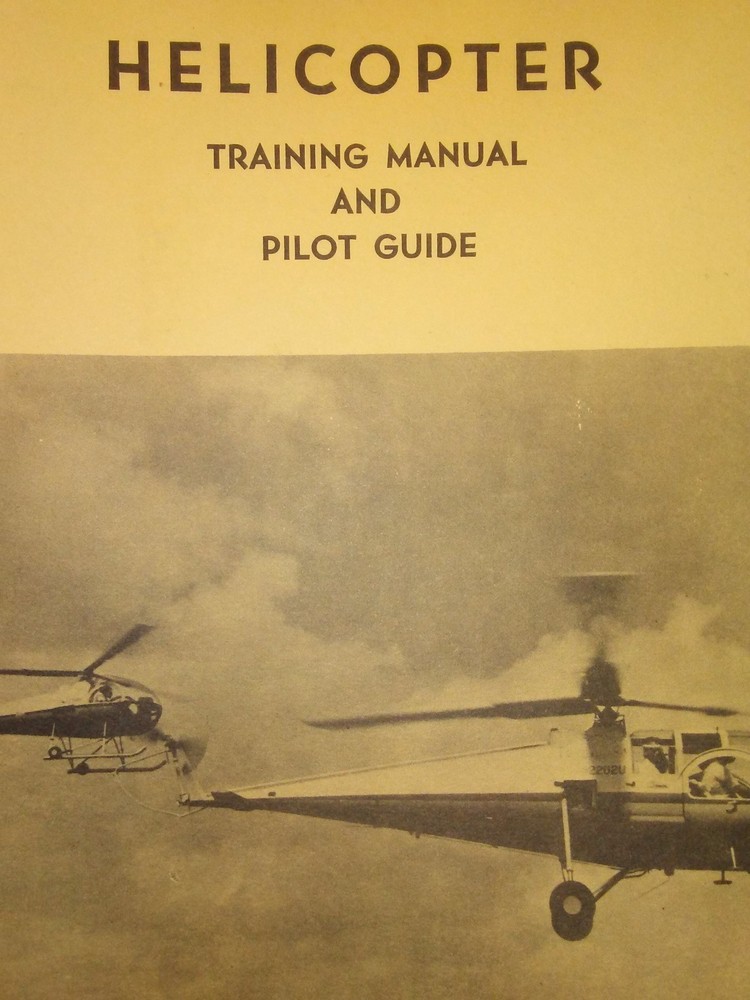 Original Brantly Helicopter Training & Pilot Guide Manual
