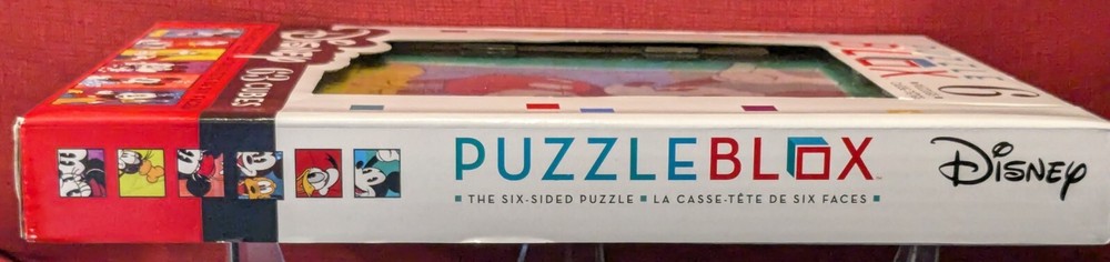 Brainwright Puzzle Blox: Disney 63 Piece 6-Sided Cubes-Makes 6 Different Puzzles