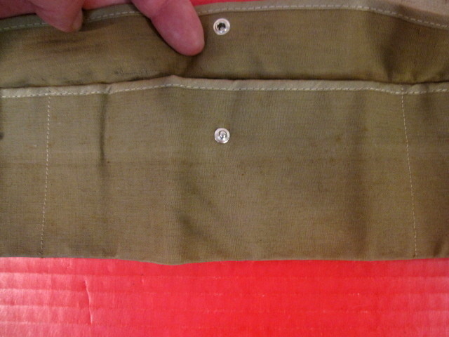 WWII Era US Army OD Green Canvas Money Belt - Private Purchase - Size 36" Waist