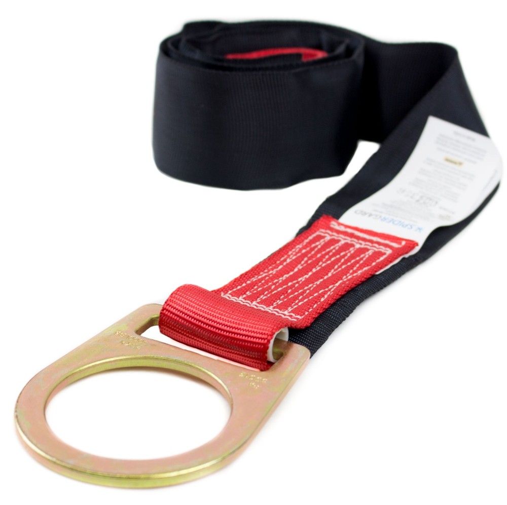 Fall Protection 4-Foot Loop and D-Ring End Concrete Anchor Strap SPA201